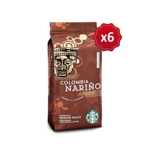 Starbucks Colombia Narino Çekirdek Kahve 250 gr x 6