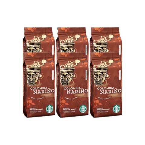 Starbucks Colombia Narino Çekirdek Kahve 250 gr x 6