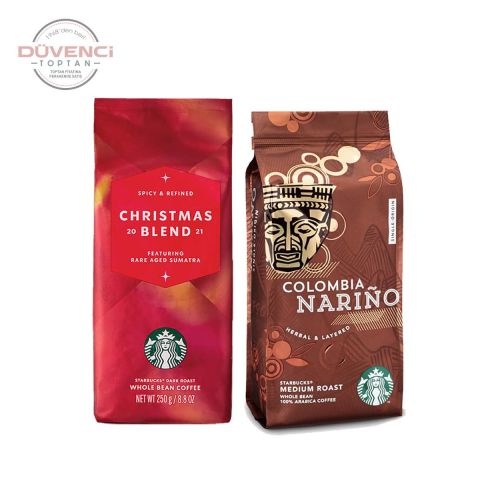 Starbucks Christmas Blend 2021 Sumatra ve Colombia Narino Çekirdek Kahve