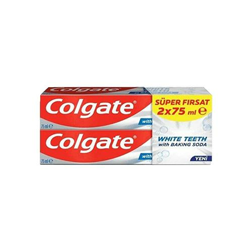 Colgate White Teeth With Baking Soda 2'li 75 ml
