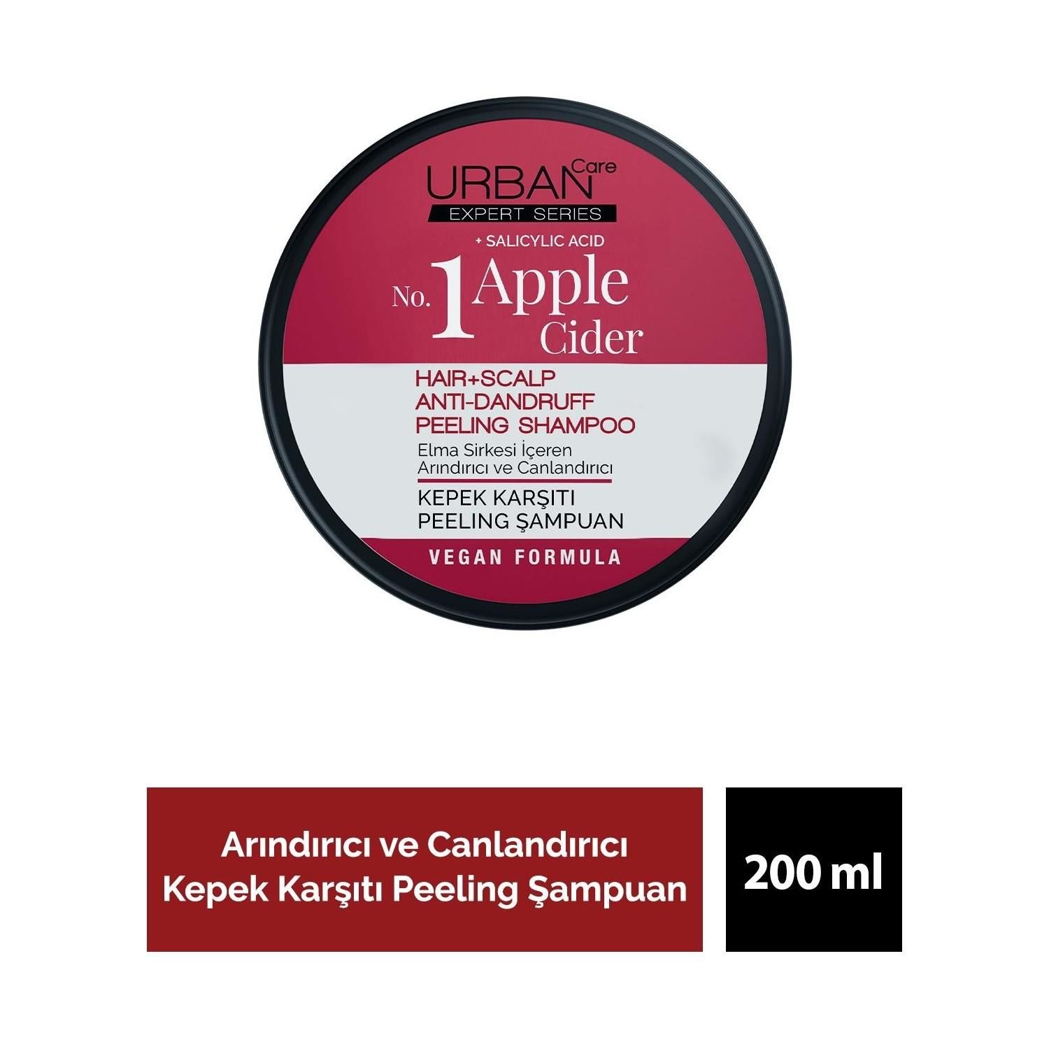 Urban Care No.1 Expert Apple Cider Kepek Karşıtı Peeling Şampuan 200 ml