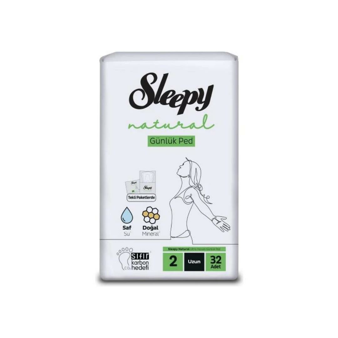 Sleepy Natural Ultra Hassas Günlük Ped Uzun 32 Adet