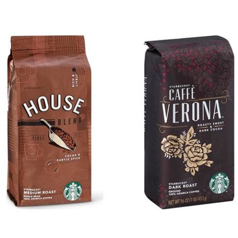 Starbucks House Blend ve Verona Çekirdek Kahve 250 G