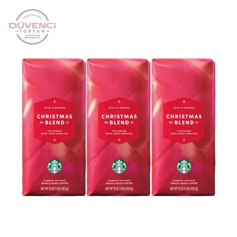 Starbucks Christmas Blend 2021 Rare Aged Sumatra Çekirdek Kahve 750 Gram