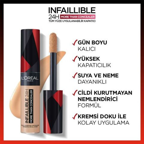 Loreal Paris Infaillible 24H More Than Concealer 322 Ivory
