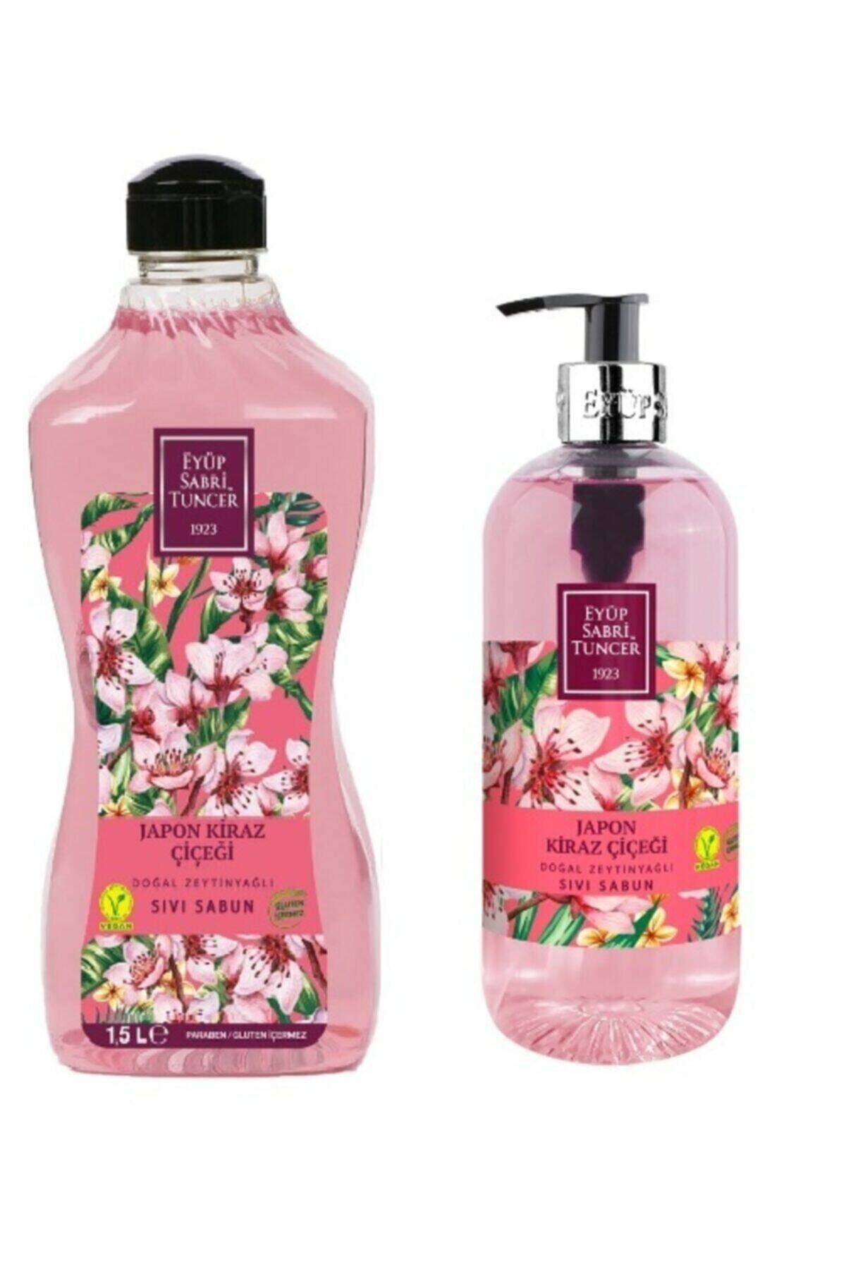 Eyüp Sabri Tuncer Sıvı Sabun Japon Kiraz Çiçeği Seti