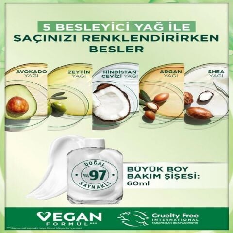 Garnier Nutrisse Yoğun Besleyici Kalıcı Krem Saç Boyası 6.41 Bakır Kumral