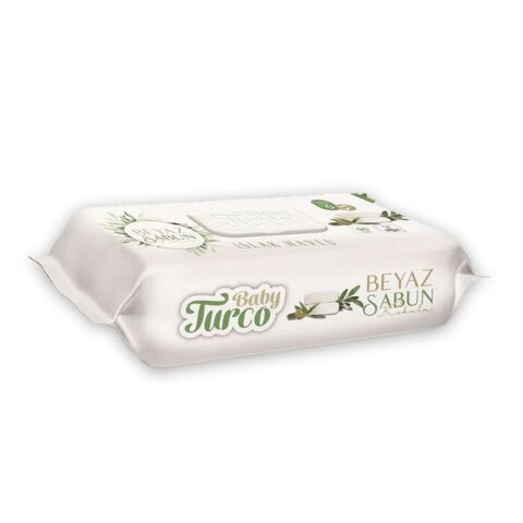 Baby Turco Islak Havlu Beyaz Sabun Kokulu 90' lı