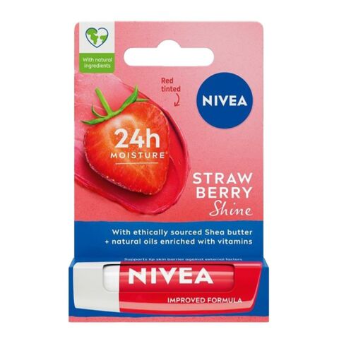 Nivea Dudak Bakım Kremi Strawberry Shine 4.8 gr