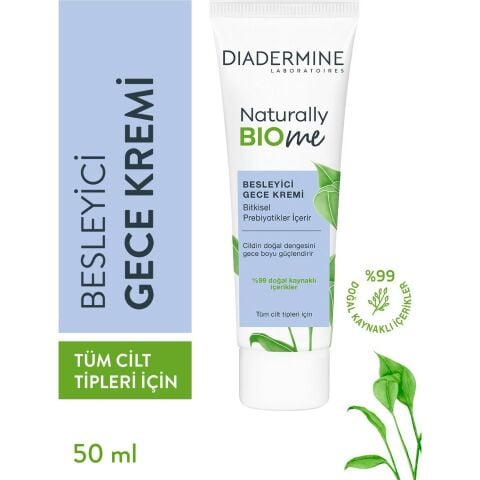 Diadermine Naturally Bio Me Besleyici Gece Kremi 50 ml