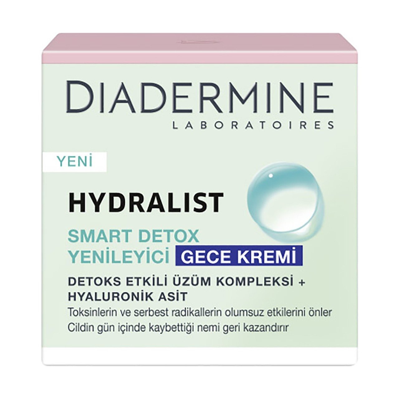 Diadermine Hydralist Smart Detox Yenileyici Gece Kremi 50 ML