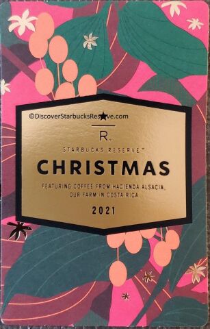 Starbucks Reserve® Christmas 2021 Yılbaşı Özel Seri Kahvesi, Çekirdek Kahve 250 Gram