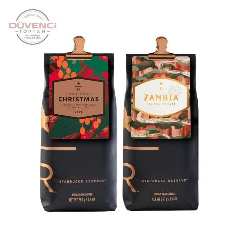 Starbucks Reserve™ Zambia Isenya ve Reserve Christmas Çekirdek Kahve 250 Gram