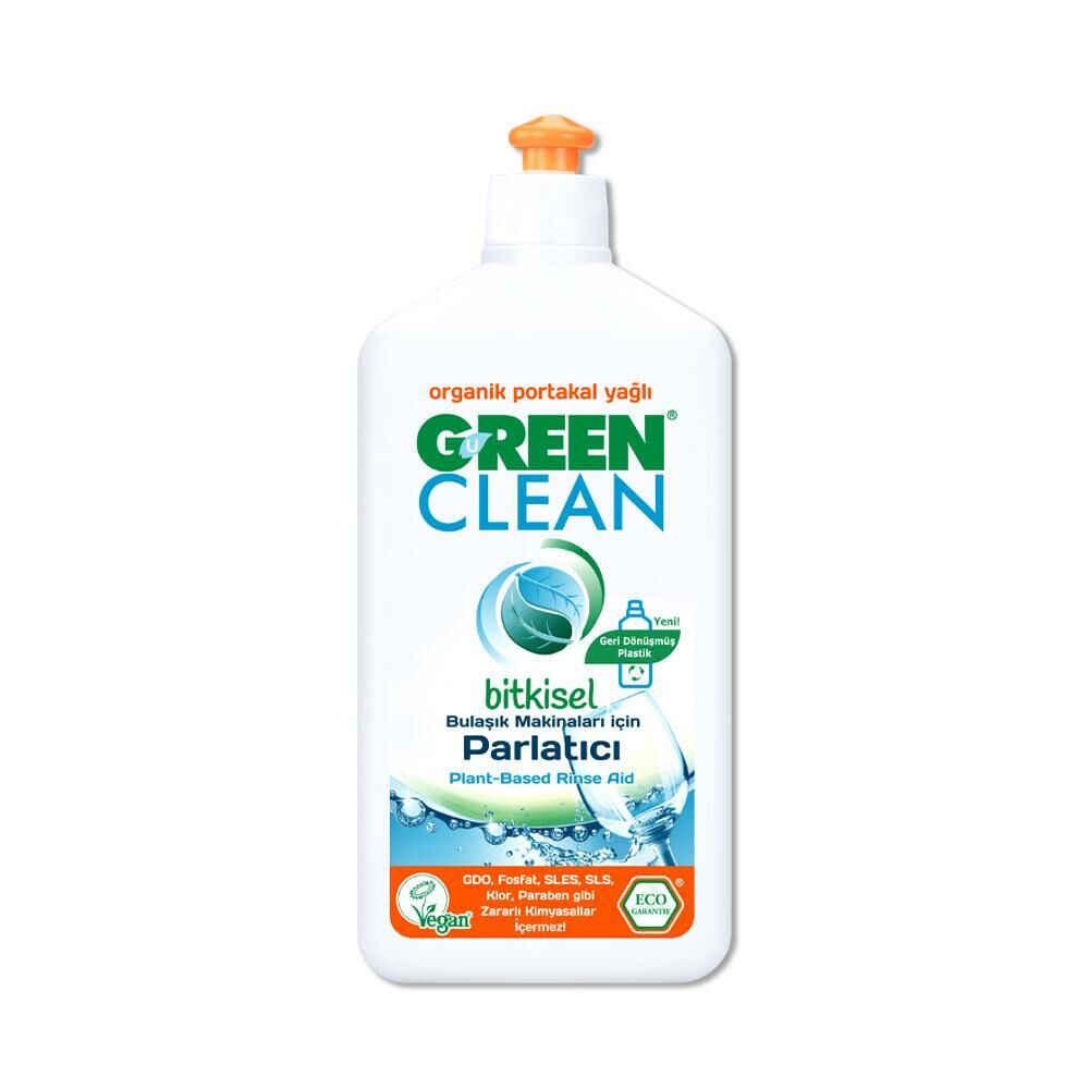 Green Clean Bitkisel Bulaşık Makinesi Parlatıcı Portakal Yağlı 500 ml