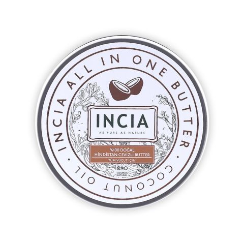 Incia Doğal Hindistan Cevizli Butter 50 ml