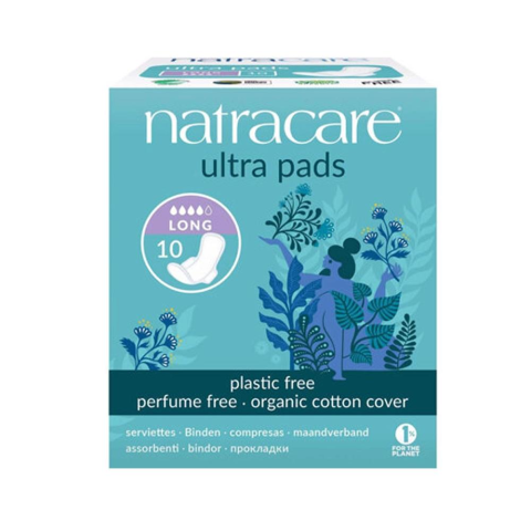 Natracare Organic Cotton Cover Ultra Uzun 10 Adet