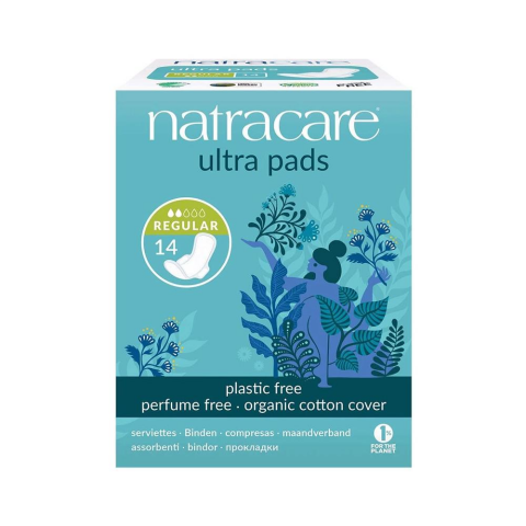 Natracare Organic Cotton Cover Ultra Pads 14 Adet