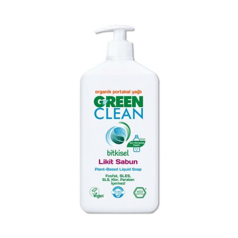 Green Clean Bitkisel Likit Sabun Portakal Yağlı 500 ml