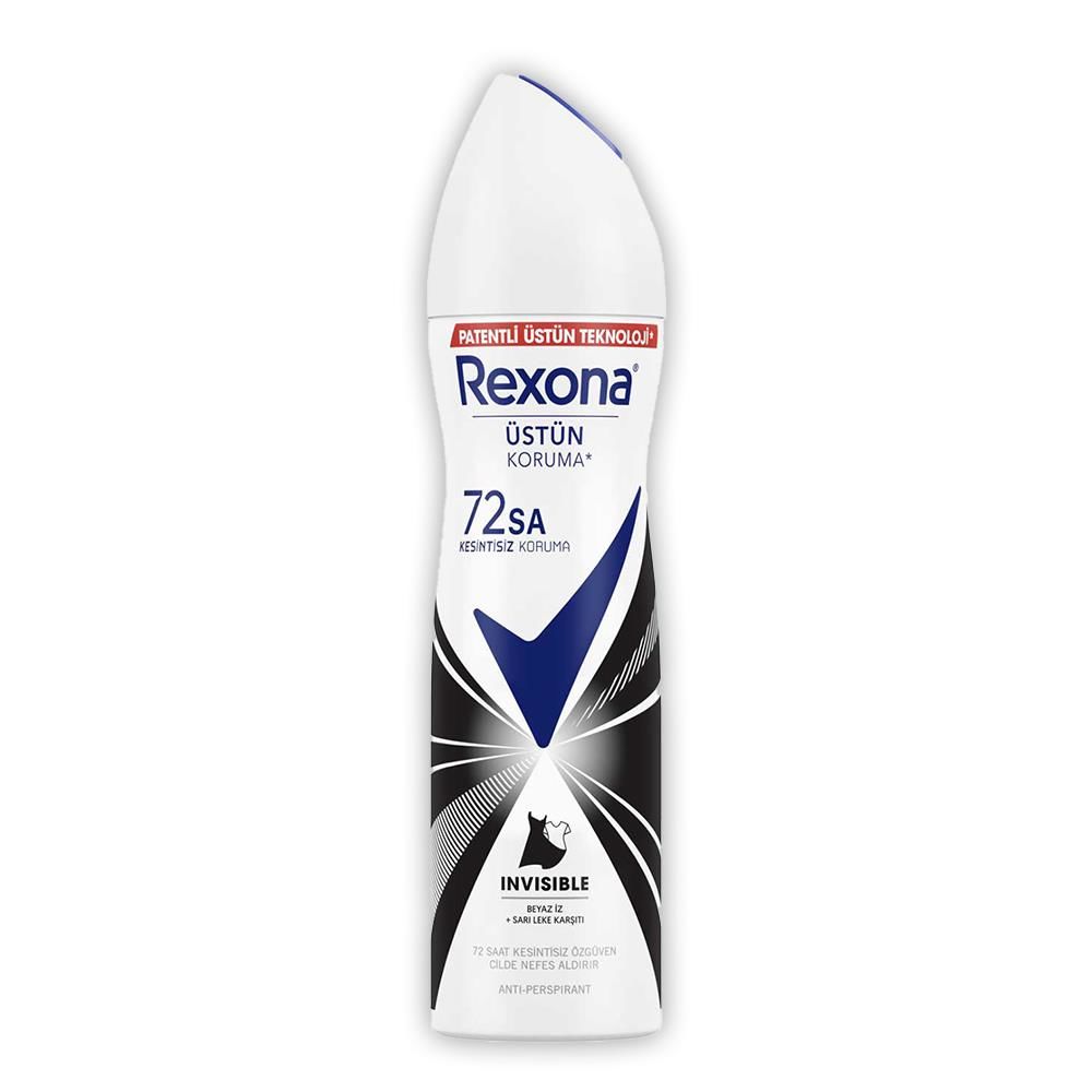 Rexona Kadın Sprey Deodorant Invisible Black White 150 ml
