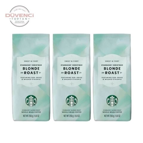 Starbucks Christmas 2021 Blonde Roast Ethiopia x 3