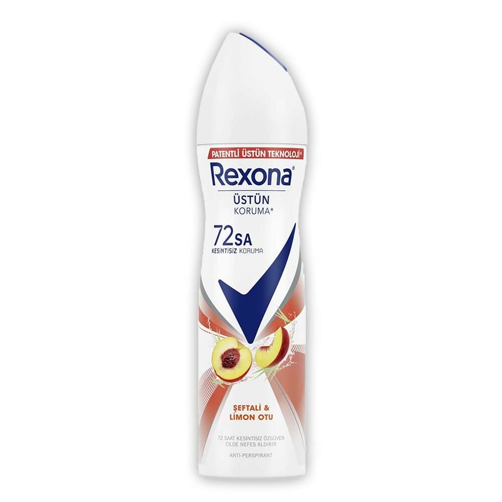 Rexona Kadın Sprey Deodorant Şeftali ve Limon Otu 150 ml