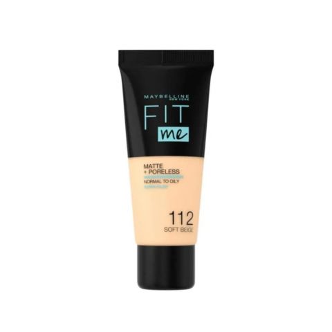 Maybelline Fit Me Fondöten Matte Poreless Fondöten 112 Soft Beige