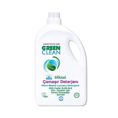 Green Clean Bitkisel Sıvı Çamaşır Deterjanı 2750 ml