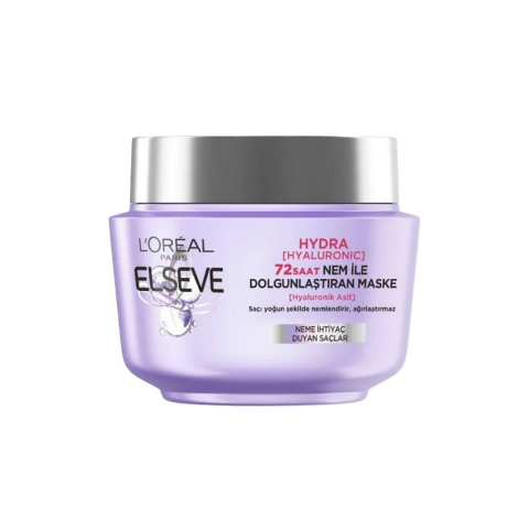 Elseve Hydra Hyaluronic 72 Saat Nem ile Dolgunlaştıran Maske 300 ml