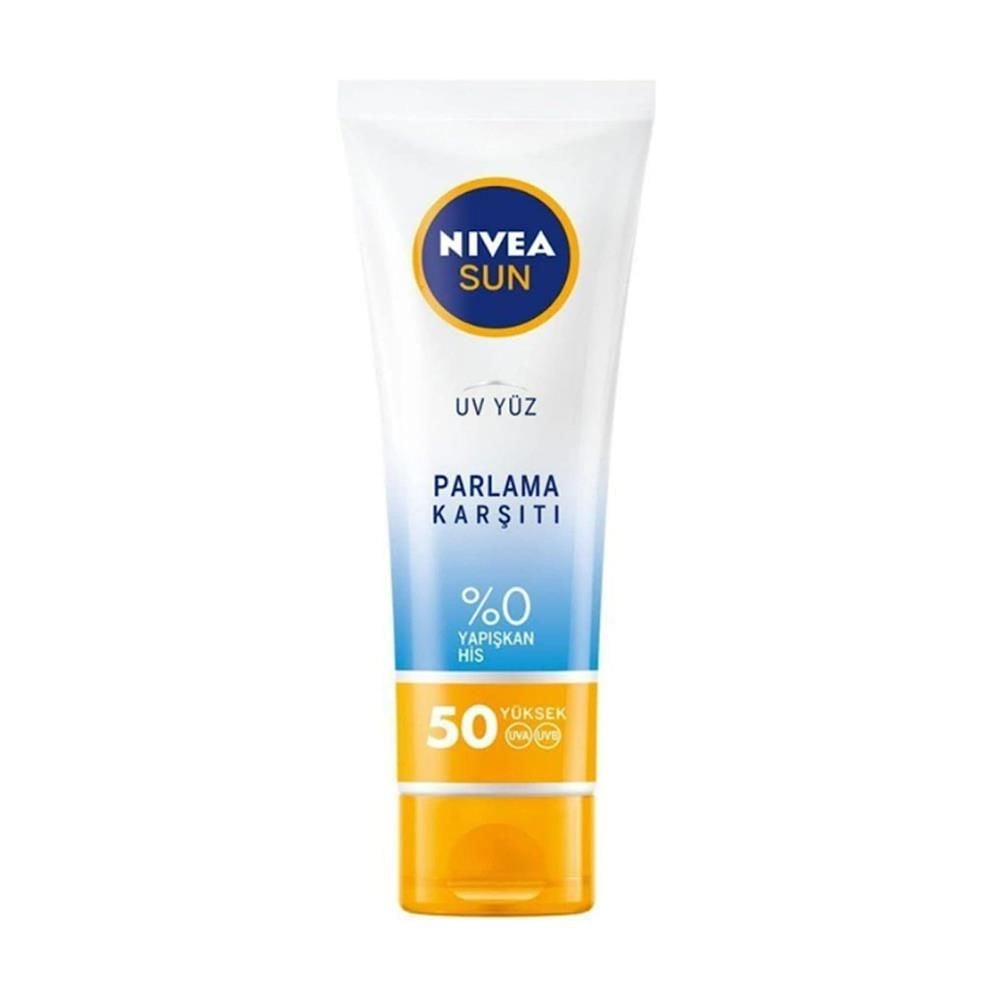 Nivea Sun SPF50 Parlama Karşıtı ve Matlaştırıcı Güneş Koruyucu Yüz Güneş Kremi 50 ml