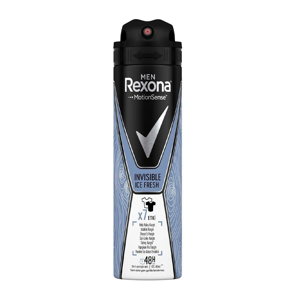 Rexona Men Sprey Deodorant Invisible Ice Fresh 150 ml