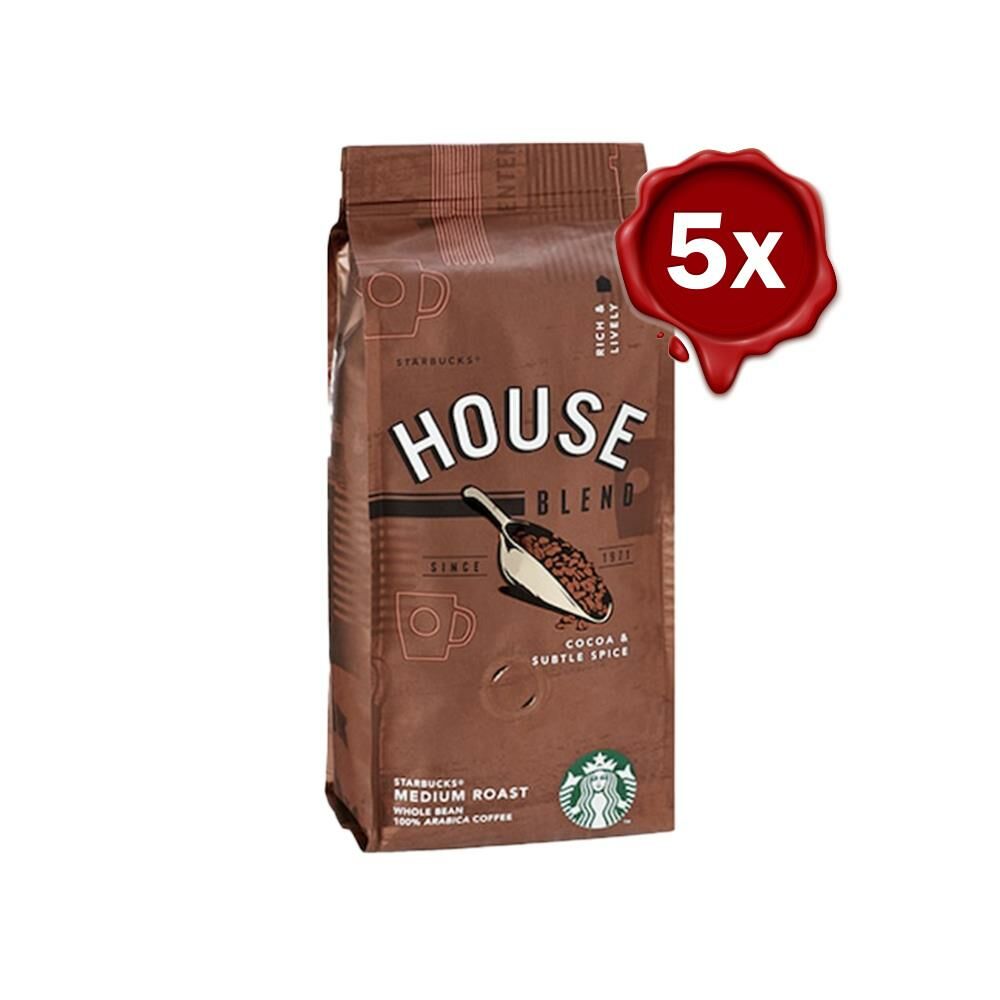 Starbucks House Blend Çekirdek Kahve 250 G X 5 Adet