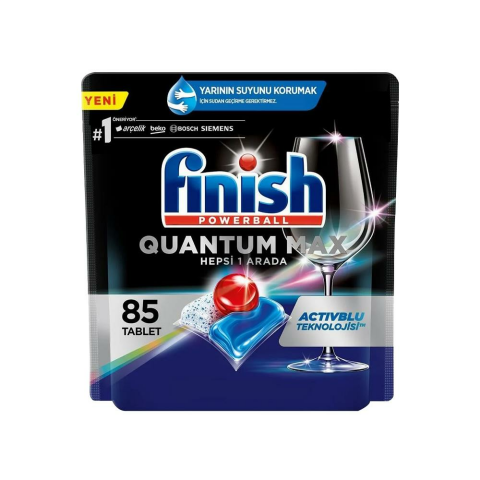 Finish Quantum Max Bulaşık Makinesi Deterjanı Tableti / Kapsülü 85 Yıkama