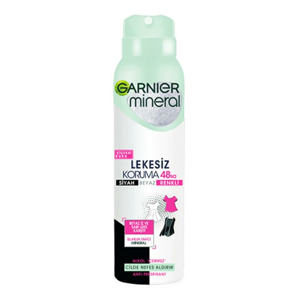 Garnier Mineral 48 Saat Lekesiz Koruma Çiçeksi Sprey Deodorant 150 ML