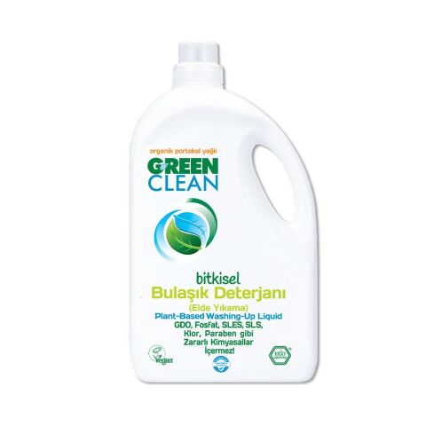 Green Clean Bitkisel Bulaşık Deterjanı Portakal Yağlı 2750 ml