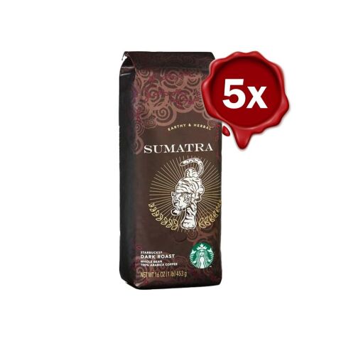 Starbucks Sumatra 250 gr Çekirdek Kahve X 5 Adet
