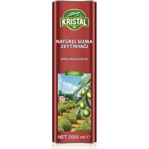 Kristal Naturel Sızma Zeytinyağı DG Teneke 2 L