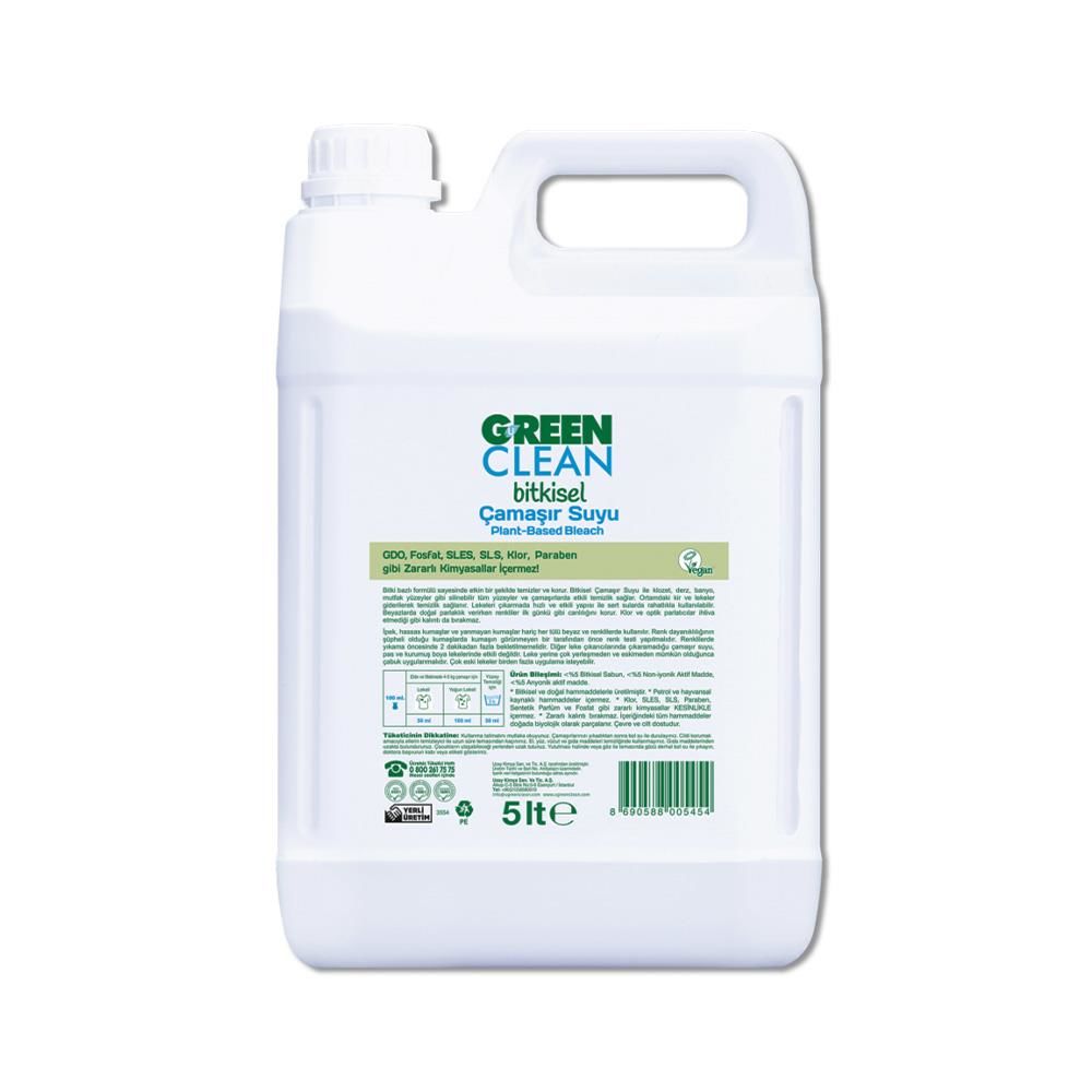 Green Clean Bitkisel Çamaşır Suyu 5 lt