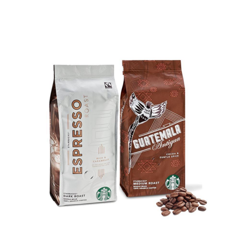 Düvenci Toptan Starbucks Guatemala ve Espresso Çekirdek Kahve 250 Gr 2 Adet