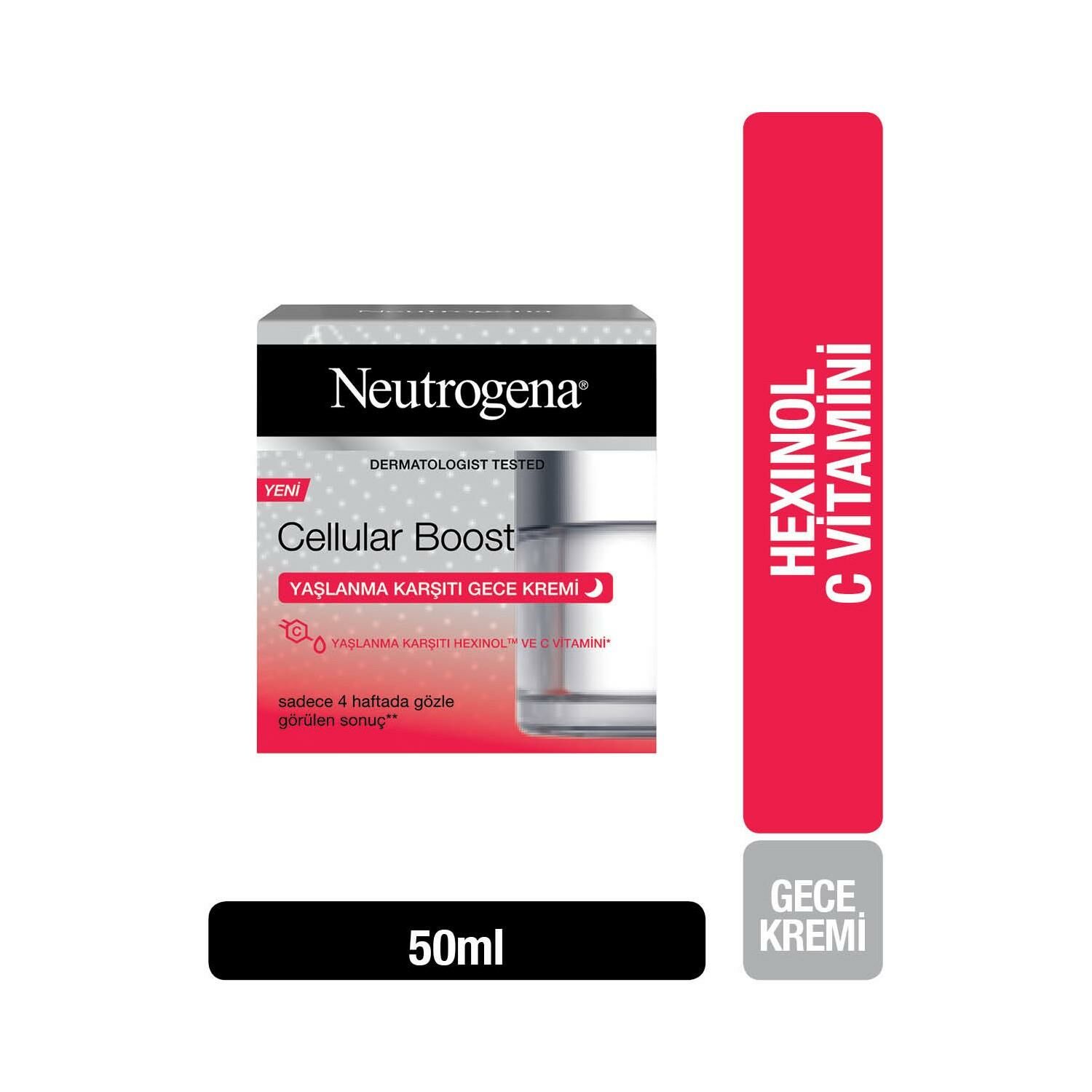 Neutrogena Cellular Boost Yaşlanma Karşıtı Gece Kremi 50 ml