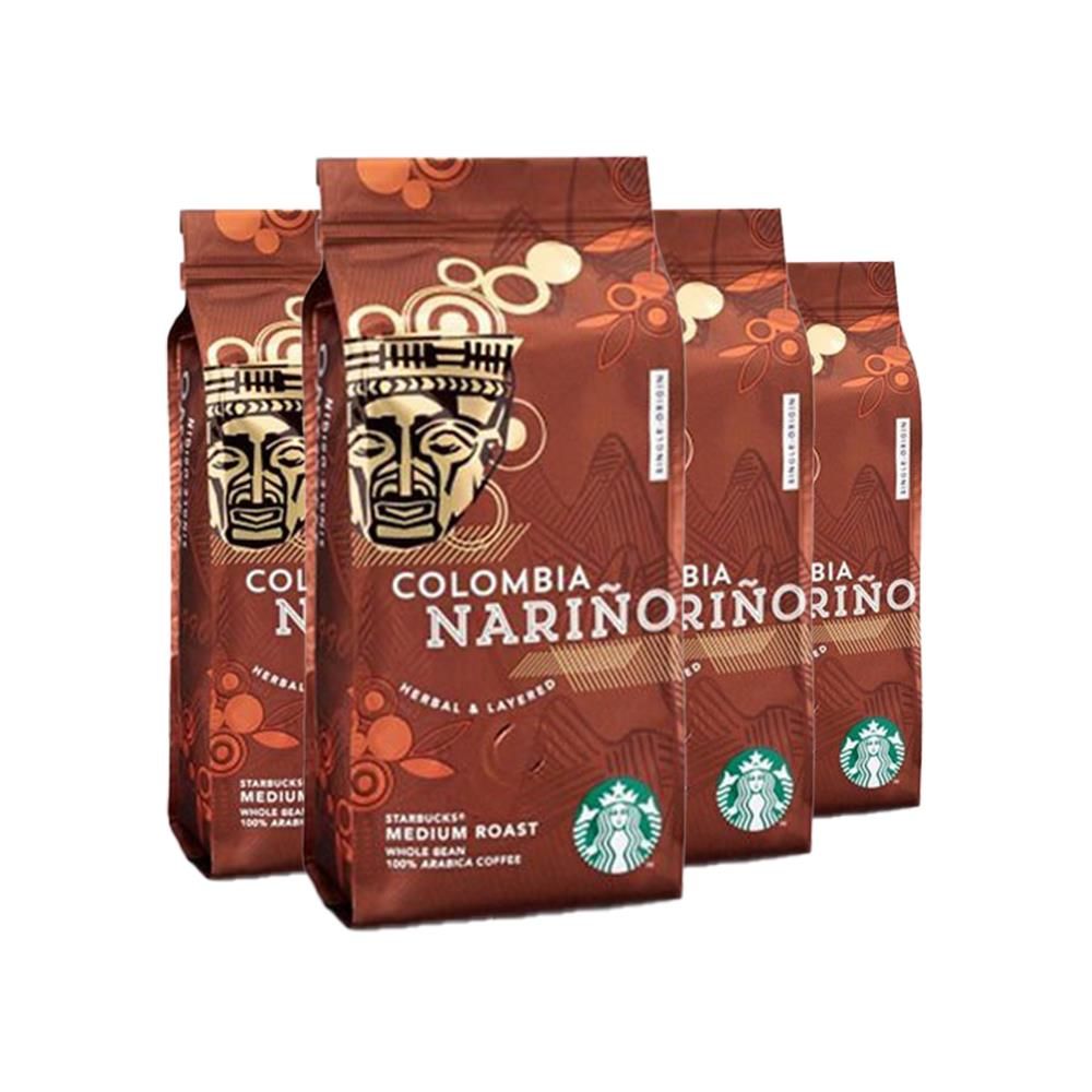 Starbucks Colombia Narino Çekirdek Kahve 250 gr x 4