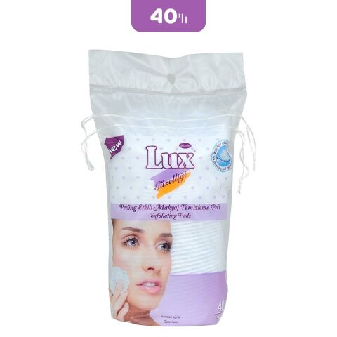 Lux Peeling Etkili Makyaj Pamuğu 40' lı