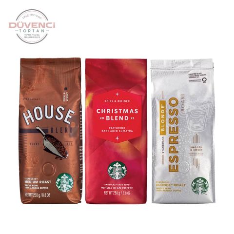 Starbucks House Blend, Blonde Espresso ve Christmas Blend 2021