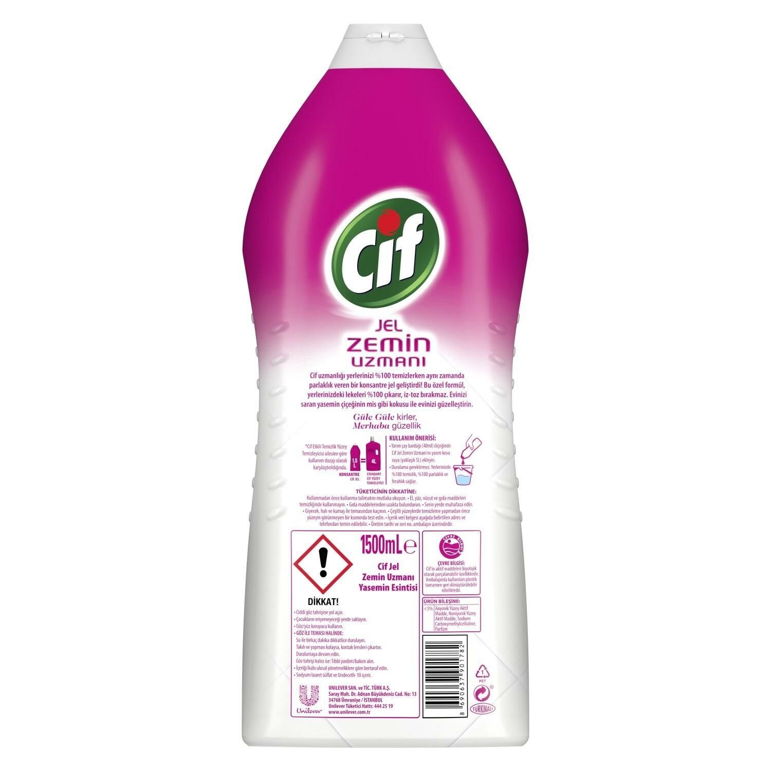 Cif Jel Zemin Uzmanı Yasemin Esintisi 1500 ml