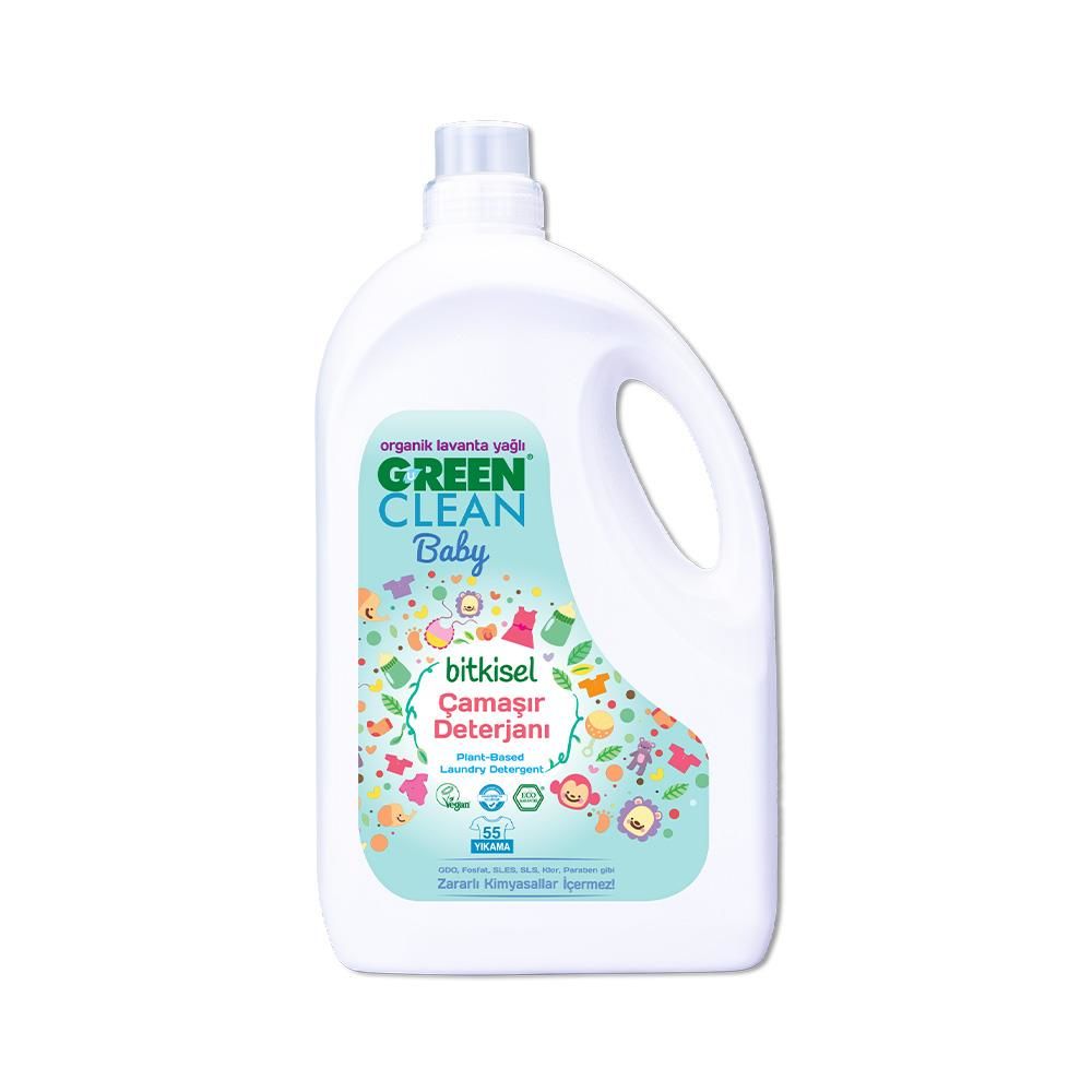 Green Clean Baby Bitkisel Çamaşır Deterjanı Lavanta Yağlı 2750 ml