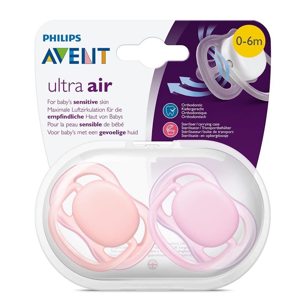 Philips Avent Ultra Air Emzik 0-6 Ay 2'li Kız Renkli