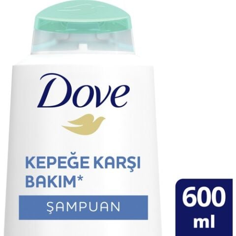 Dove Kepeğe Karşı Etkili Nemlendirici Saç Bakım Şampuanı Aloe Vera ve Elma Sirkesi 600 ml