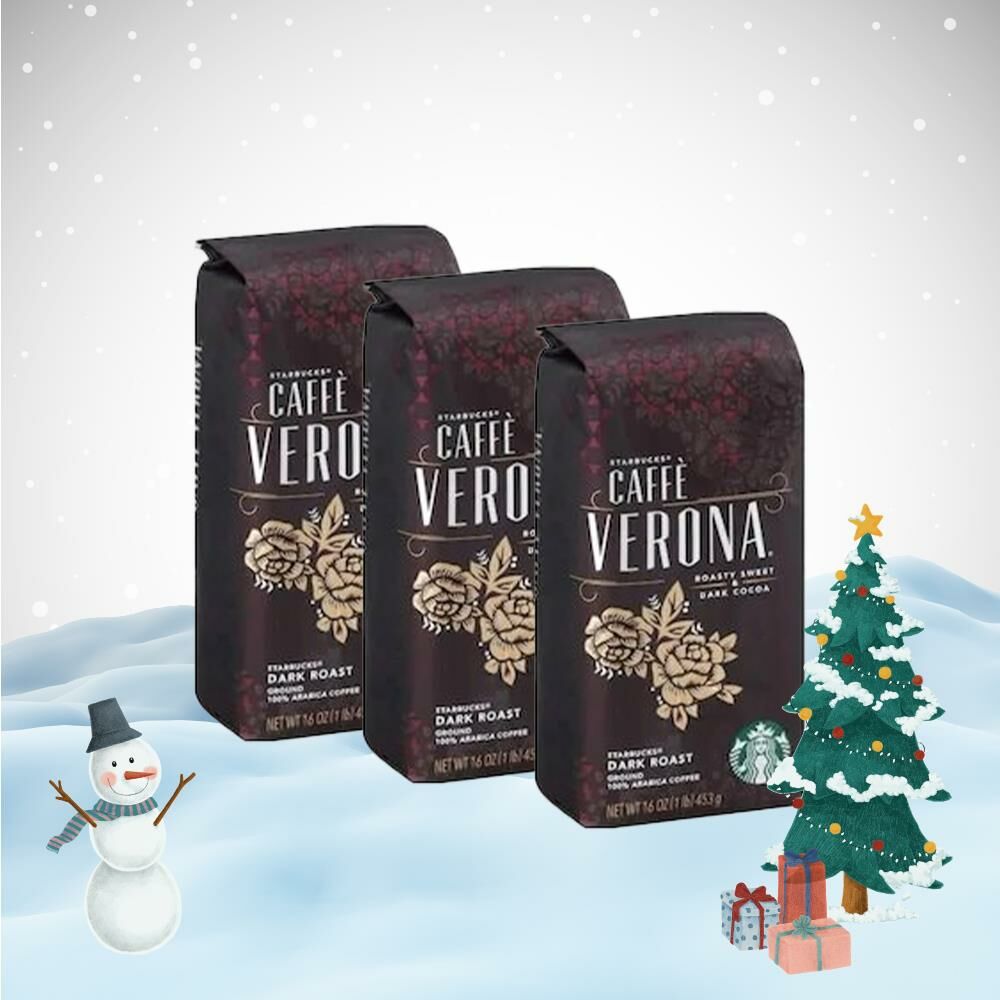 Starbucks Yılbaşı Paketi Verona Çekirdek Kahve 250 gr x 3