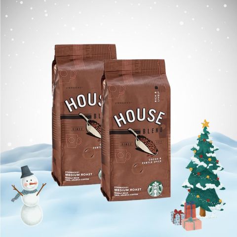 Starbucks Yılbaşı Paketi House Blend Çekirdek Kahve 250 G x 2