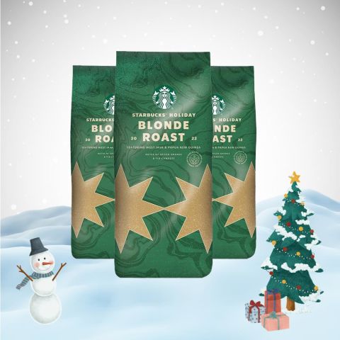 Starbucks Yılbaşı Paketi Christmas Blonde Roast 250 gr x 3