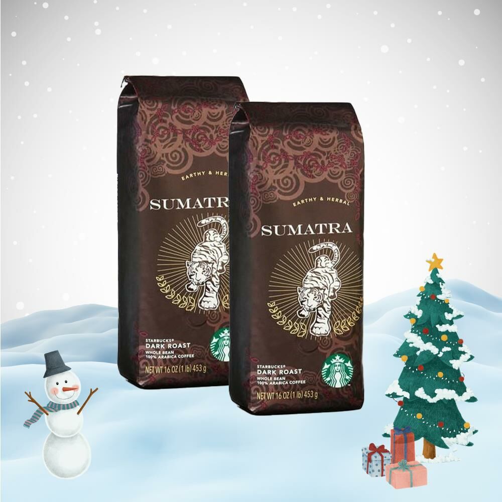 Starbucks Yılbaşı Paketi Sumatra Çekirdek Kahve 250 gr x 2